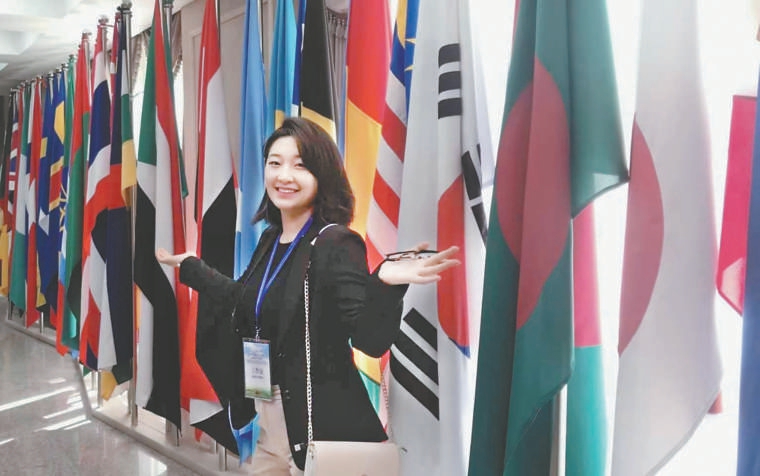 获得"一带一路"奖学金的蒙古国留学生雅芳:"圆梦之旅"有穿越的感觉