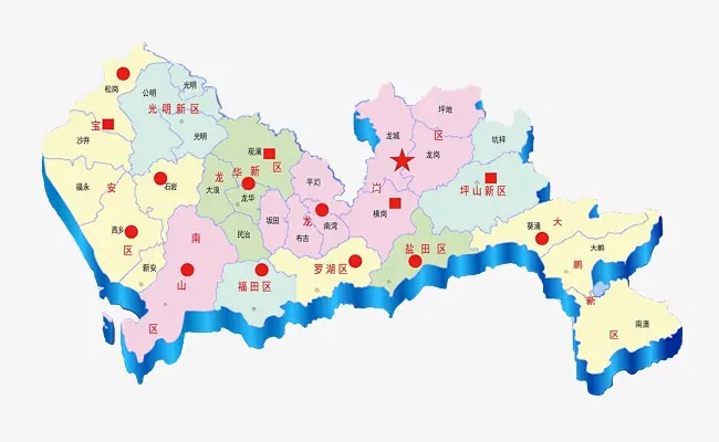 2021年深圳各区gdp和财政收入来了!南山区双第一!