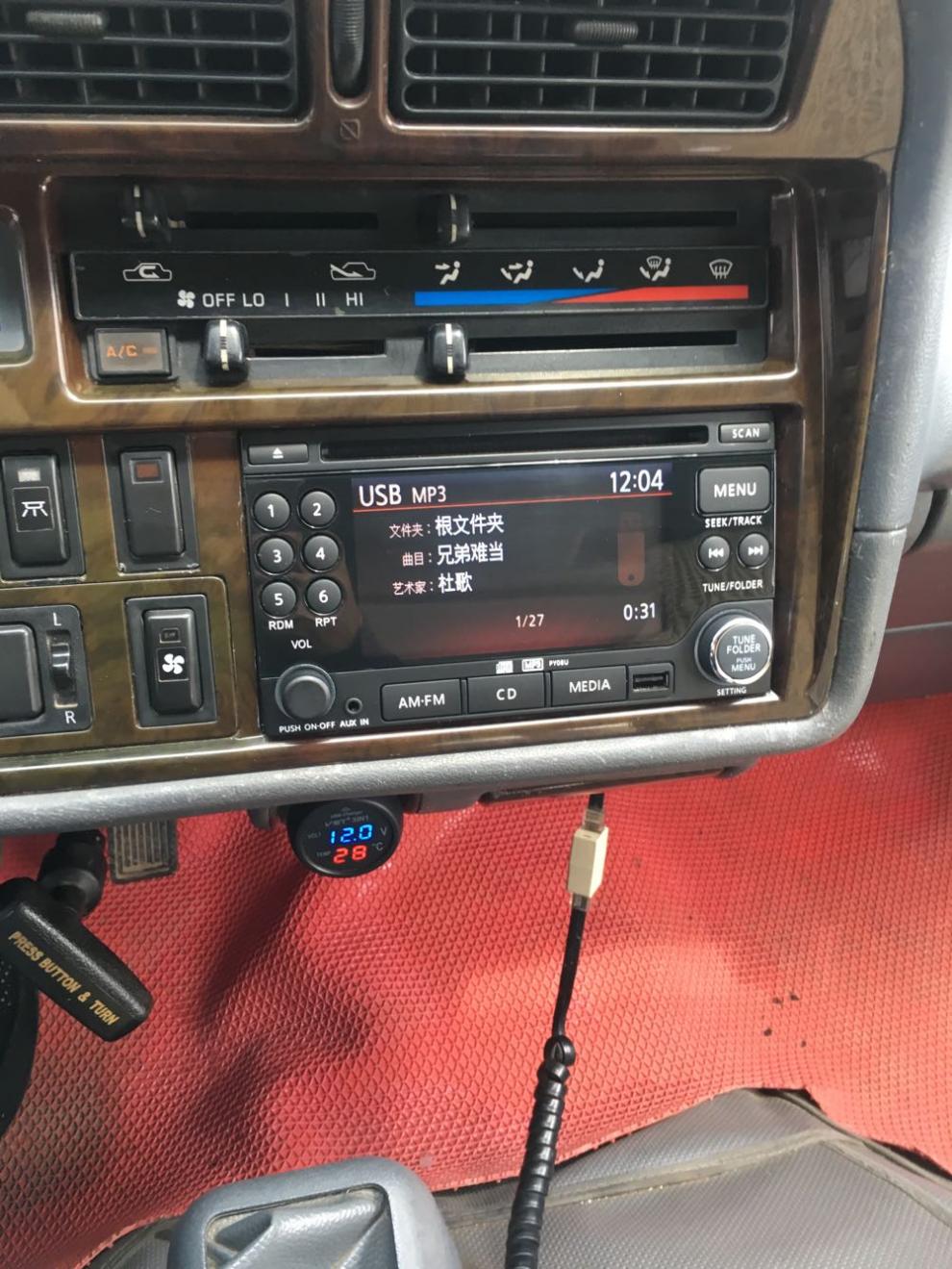 新逍客cd播放器的fm