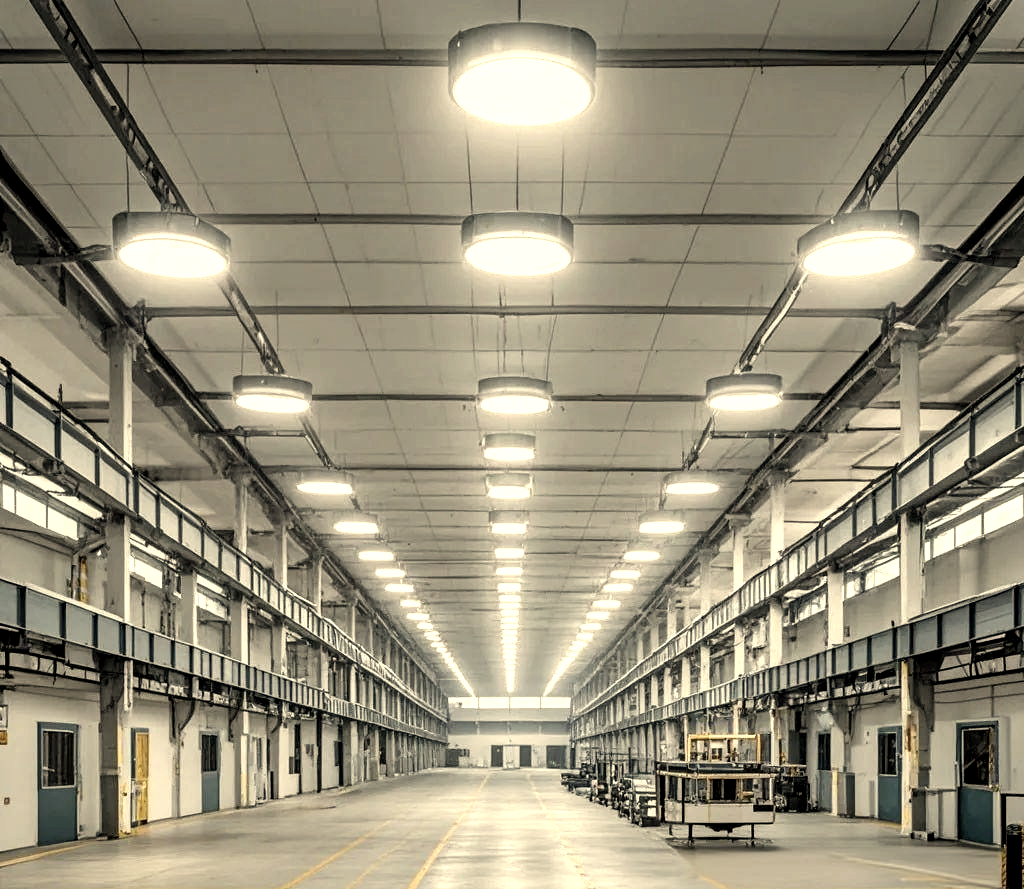 厂房车间照明灯具选择指南:led 工矿灯,平板灯与高棚灯对比