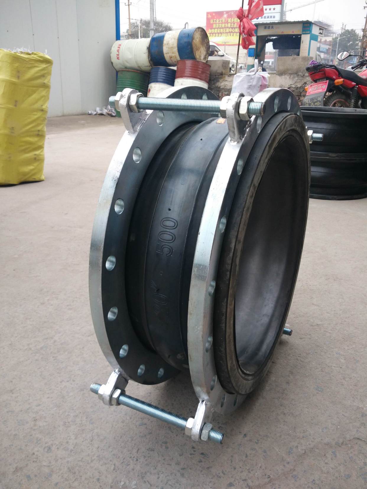 限位橡胶接头,防拉脱软接头