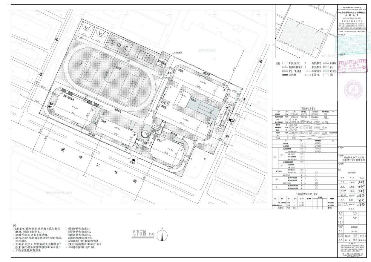 新校来了!滨海新区塘沽第七中学新建工程建筑设计方案公示
