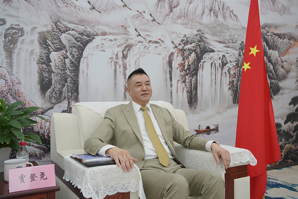 青岛市市北区人民政府副区长严俊到访联合企业集团