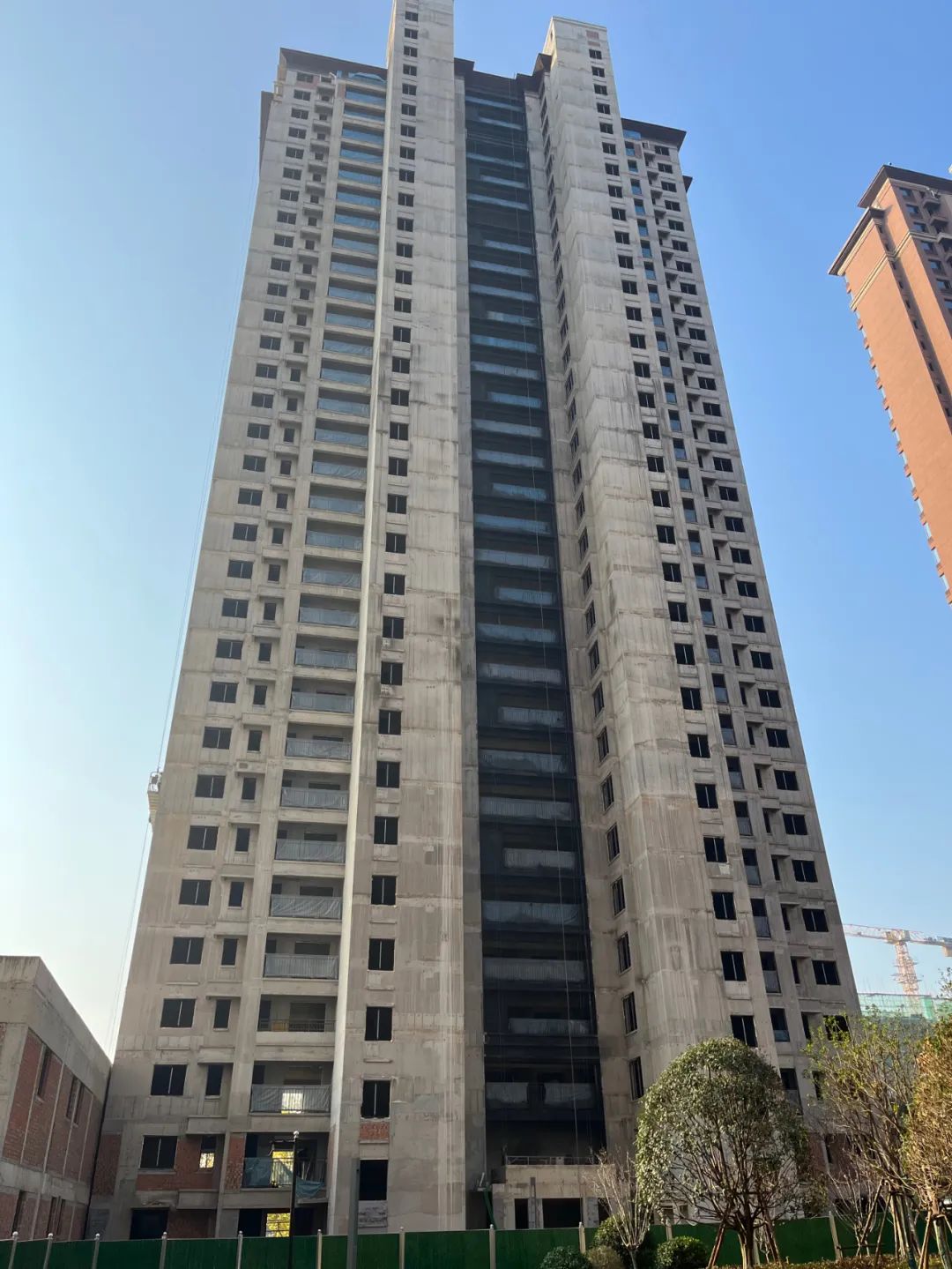 新家|澳海文澜府10月工程进度发布 21 外墙涂料开始施工