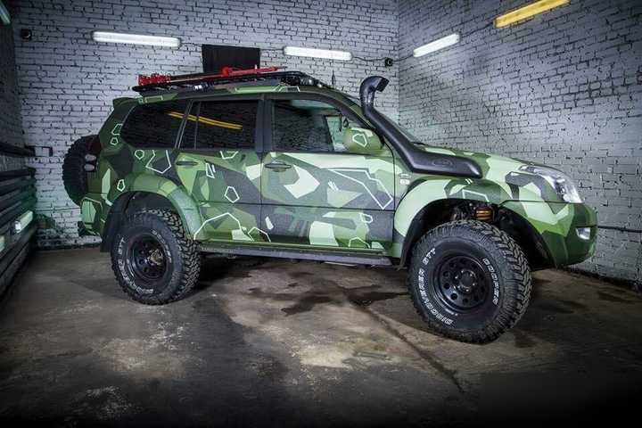 什么车型比较适合改造成全车迷彩的外观?