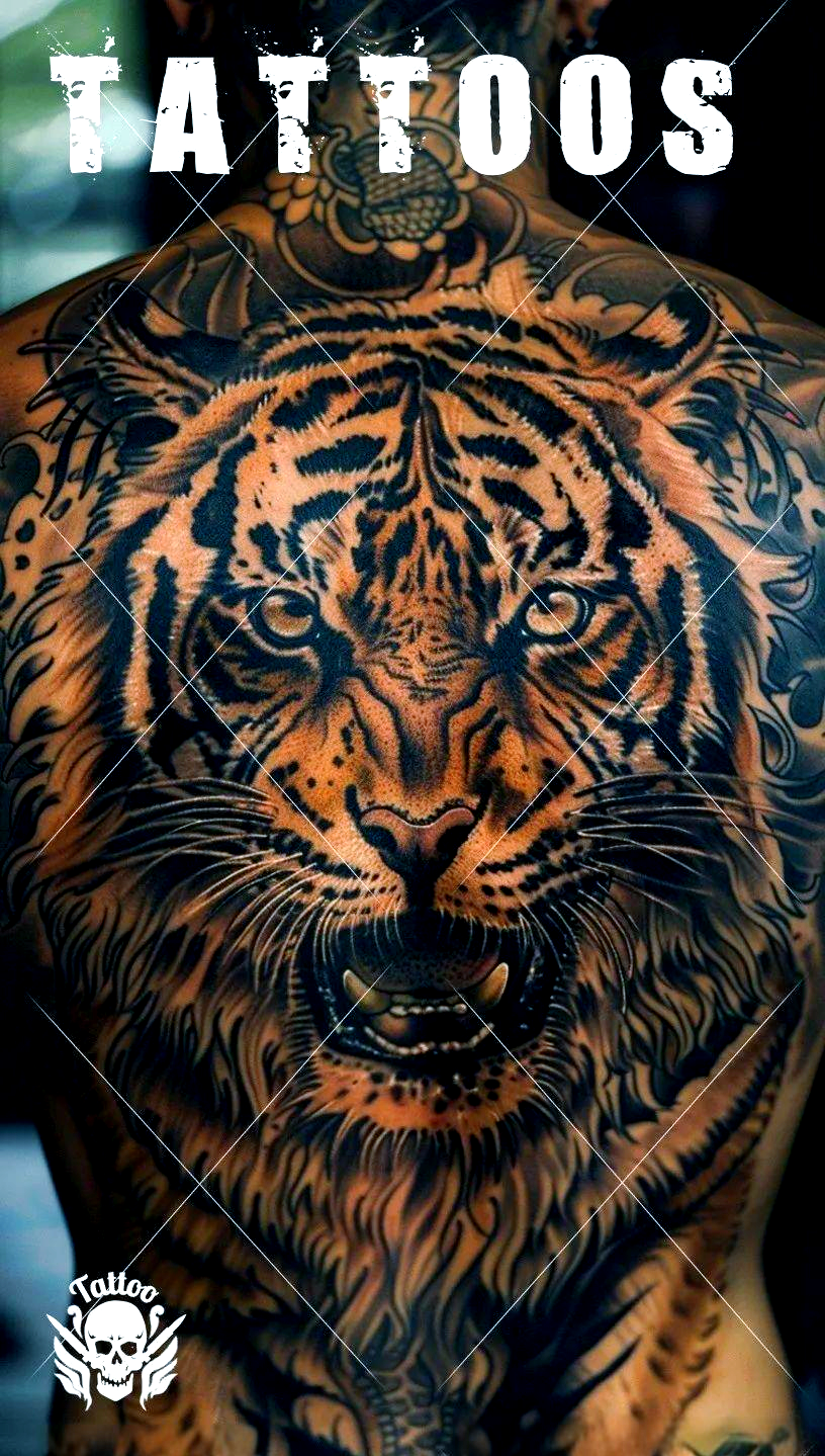 满背老虎纹身:探索霸气与力量的艺术世界