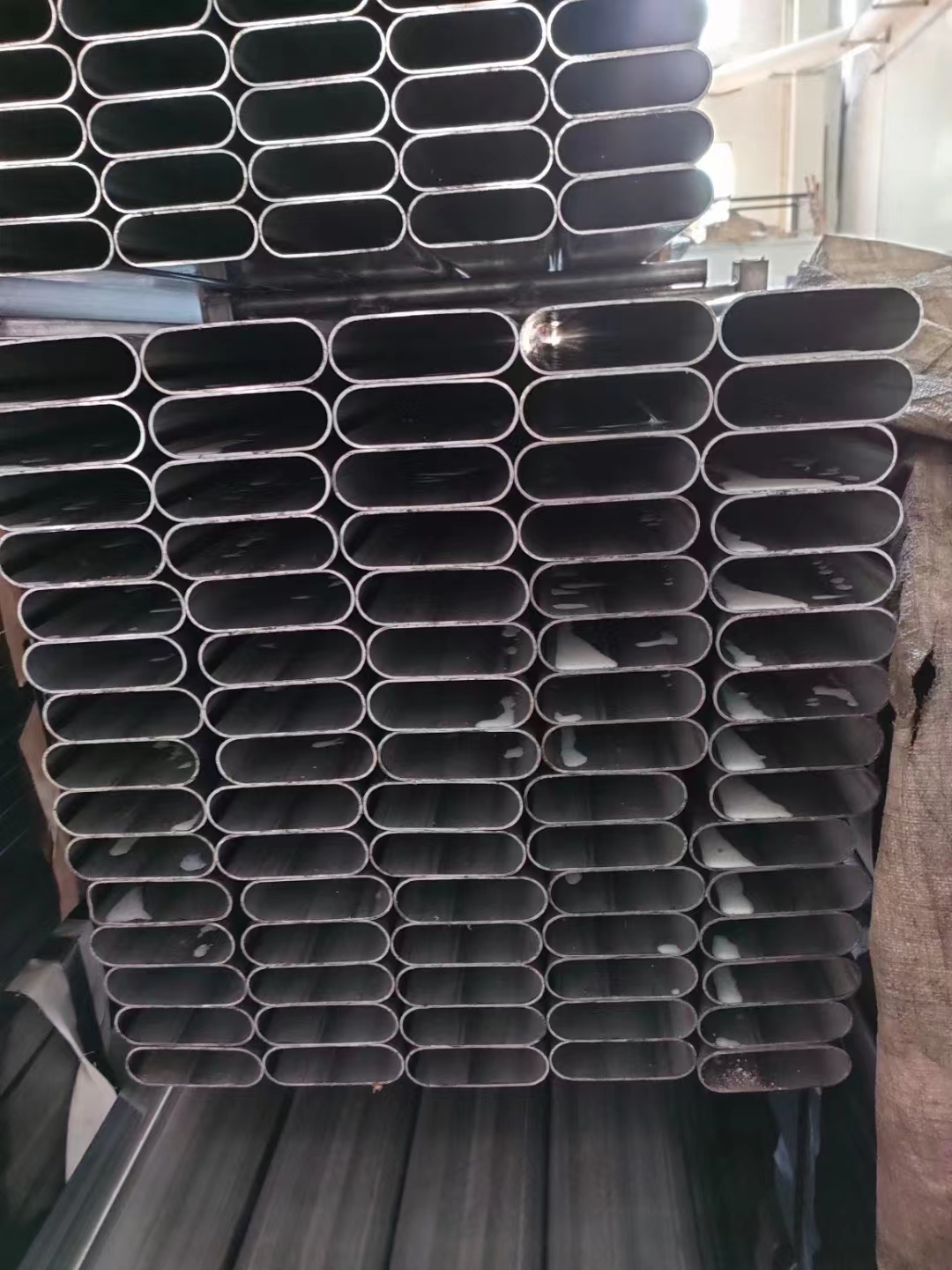 冷拔异型管 可制多规格滚压管材 海棠立柱管 鸭蛋圆管 平椭圆管