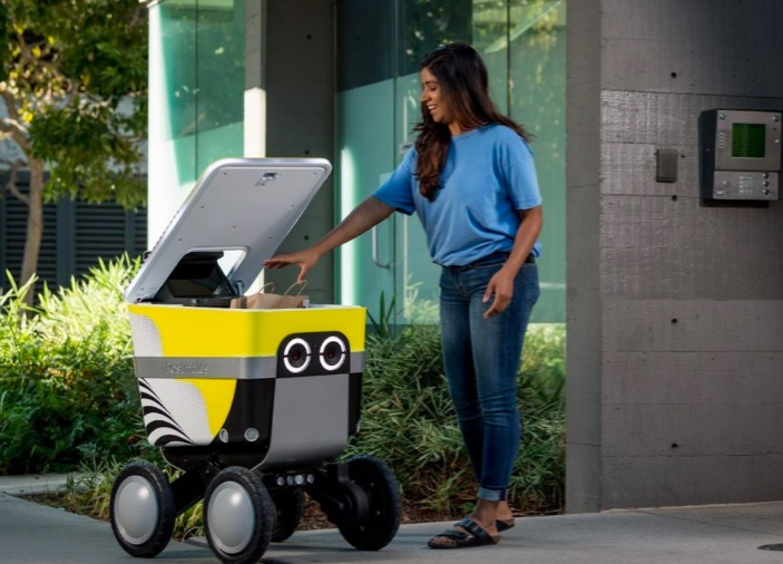 具备l4级自动驾驶能力,uber旗下这款送货机器人开始"上班"了