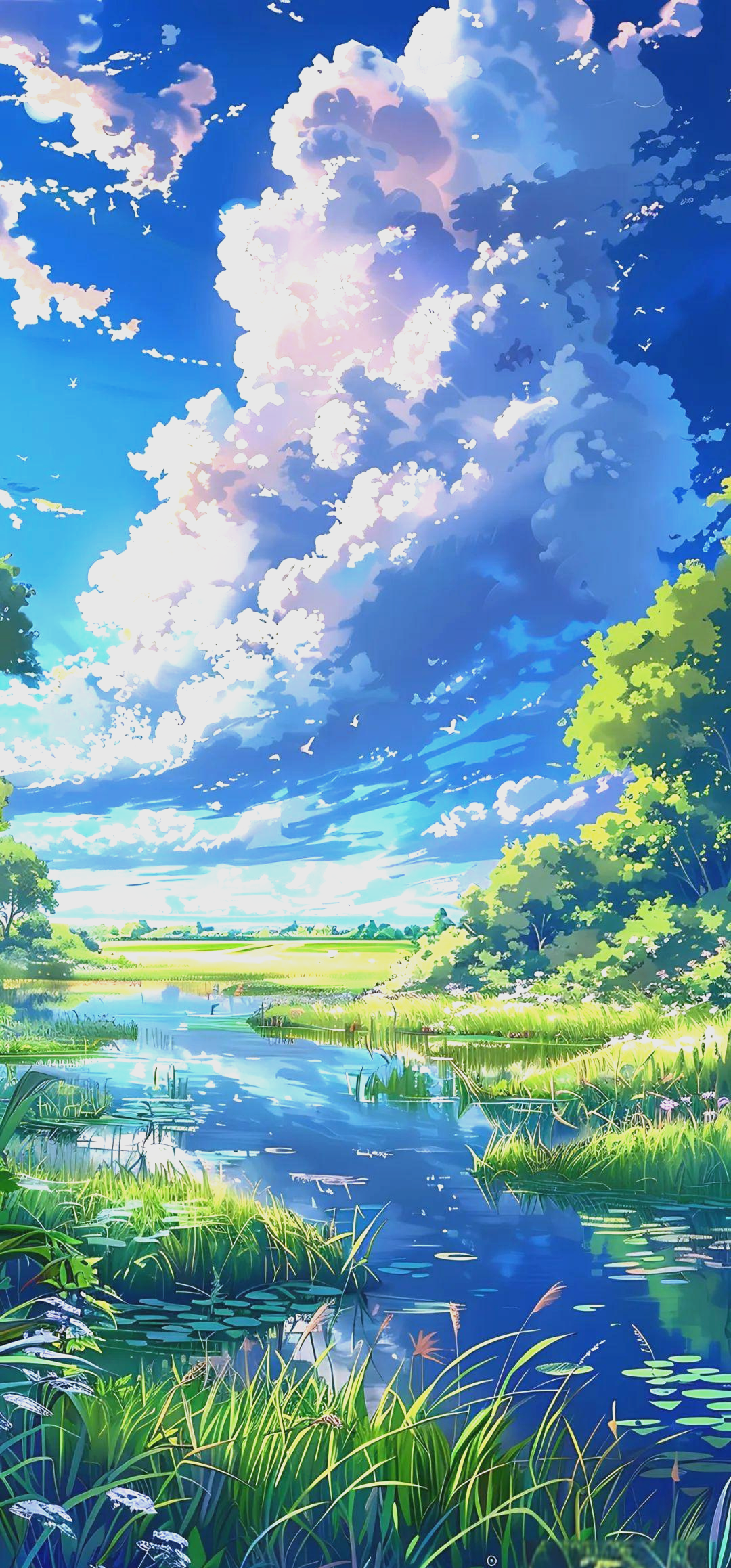 宫崎骏动漫中的夏日傍晚美景与温馨情感