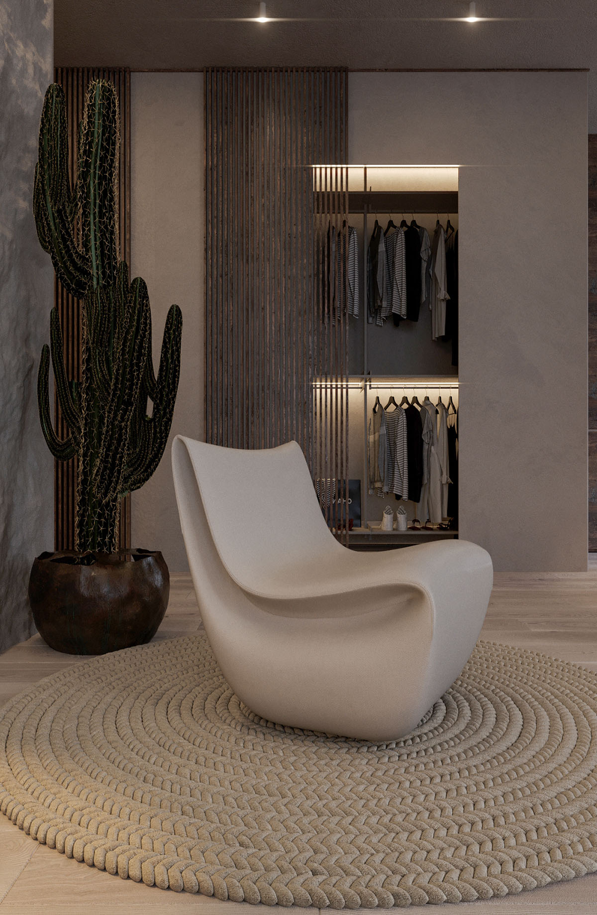 175㎡工业风软装设计,素朴的浪漫