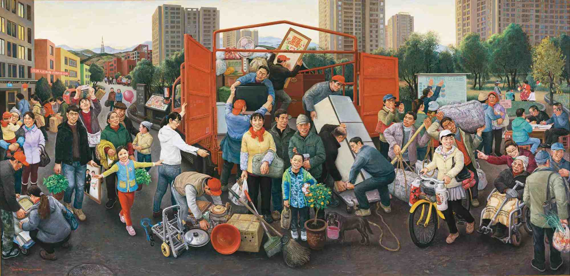 国画)  280×546厘米  2019年  张见 齐鸣 李玉旺 李朋帮 李丹 管海龙