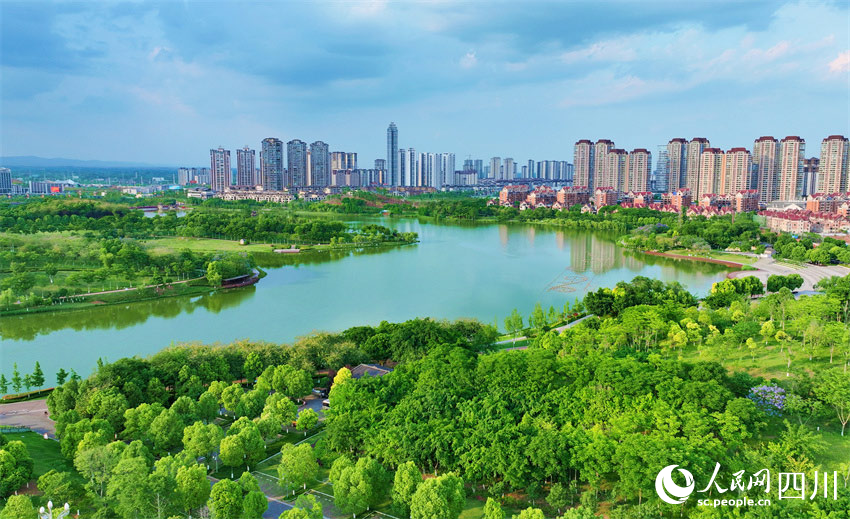 眉山仁寿:夏日好风景,公园美名城