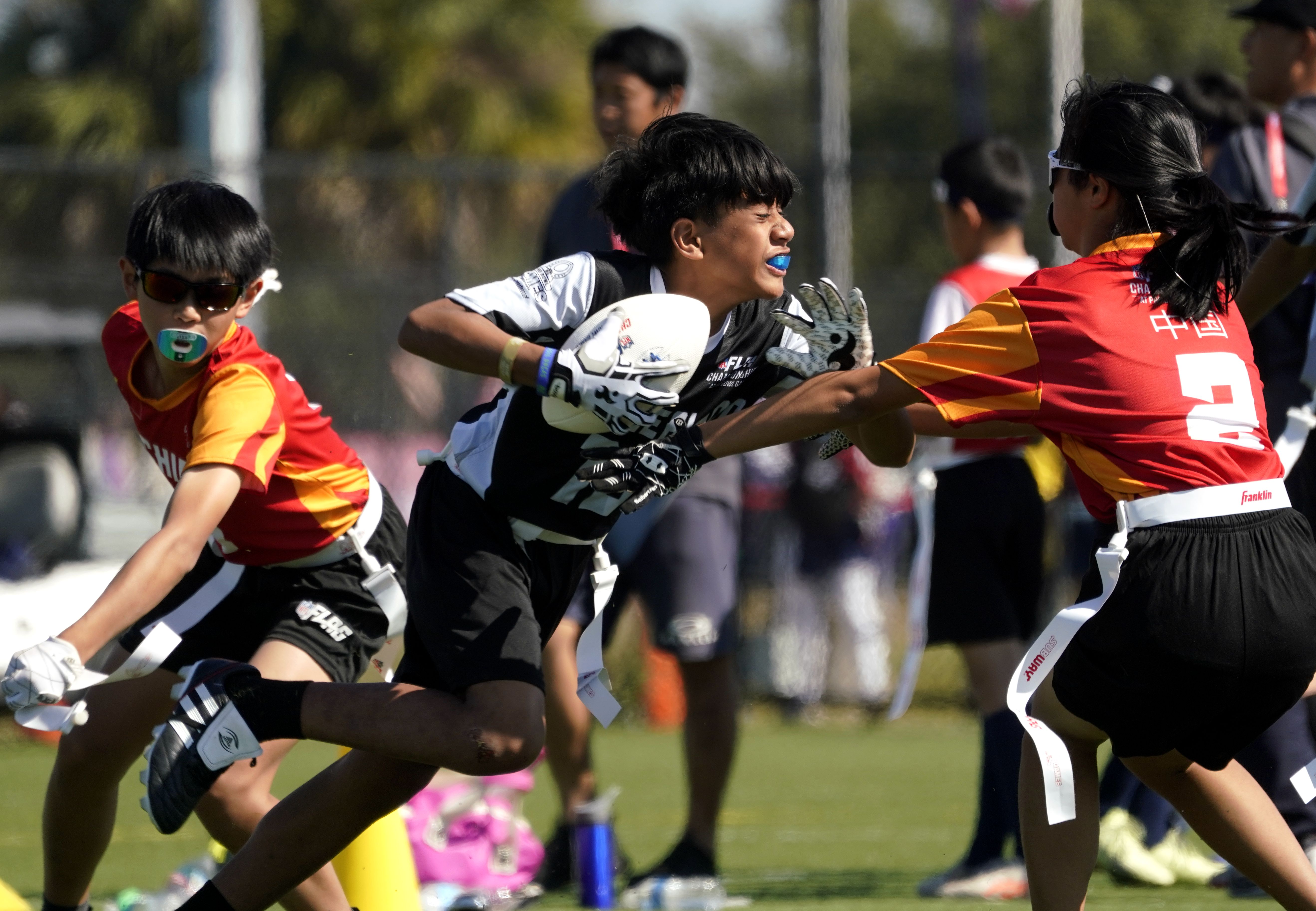 腰旗橄榄球——青少年国际锦标赛在美国奥兰多举行