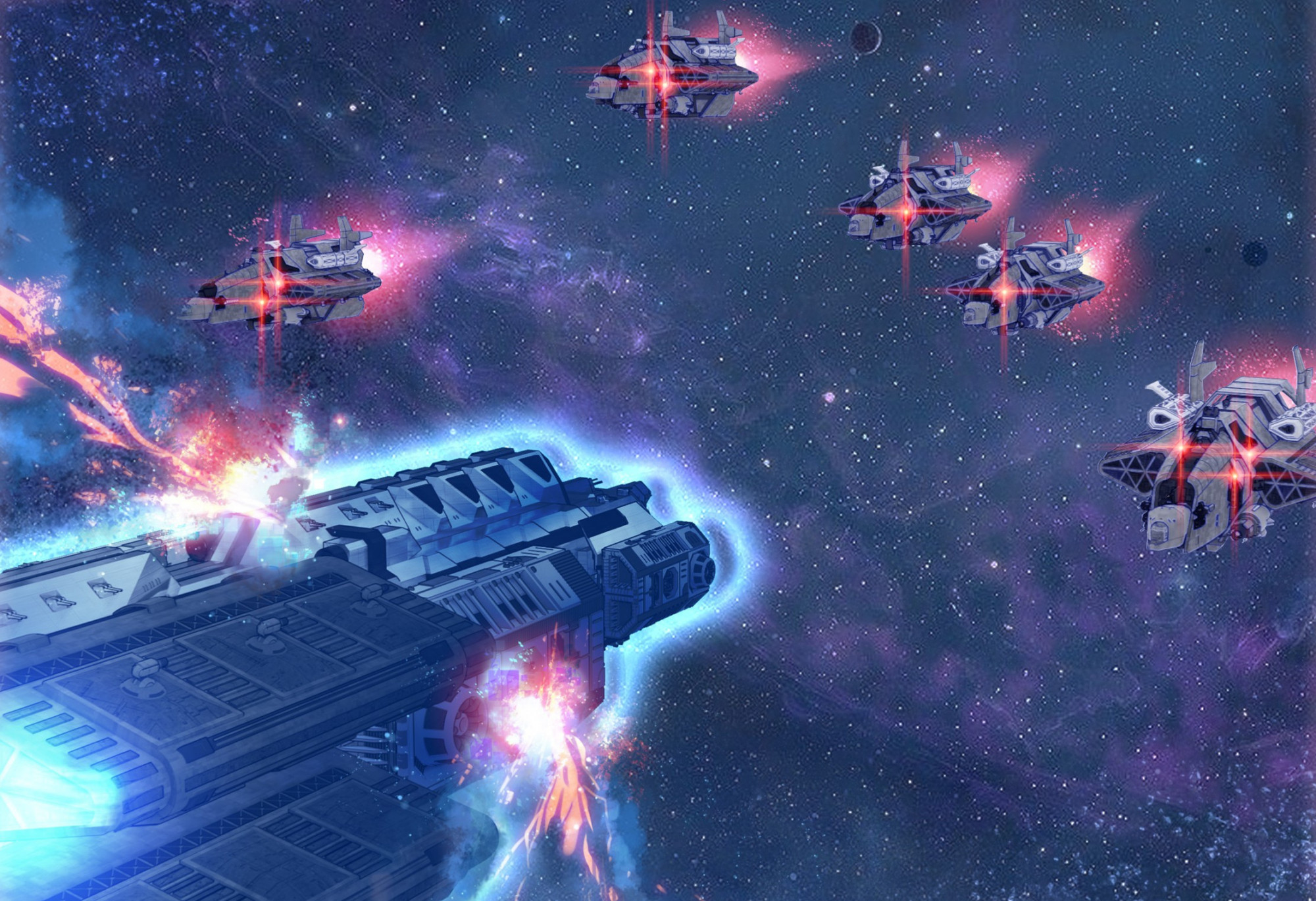 蓝轩宇想造反的心都有了,帝天战舰帅气登场