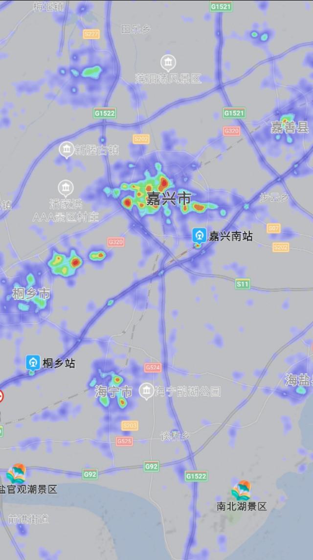 浙江11市高清热力图对比,副省杭州宁波太强,义乌或超金华?