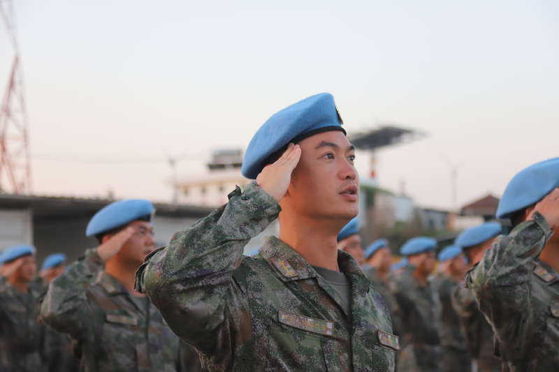 第十九批赴黎维和建筑工兵分队组织中国人民抗日战争暨