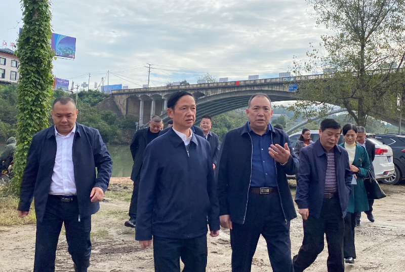 彭健初到涟水河和孙水河开展巡查