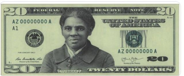 拜登力推非裔女性先驱头像上新版20美元钞票