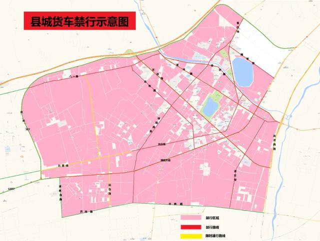 太原货车限行区域地图图片