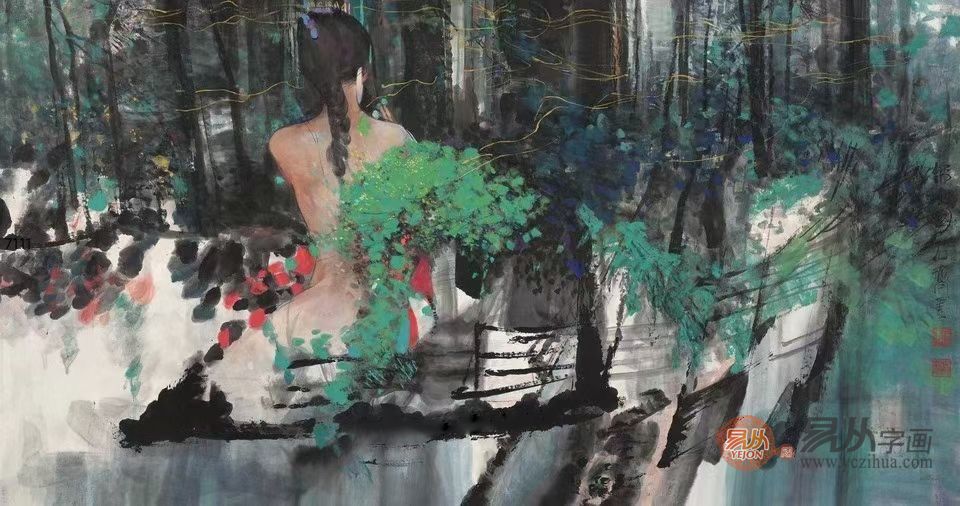 艺术佳作 石齐老师作品欣赏 韵味十足的人物国画