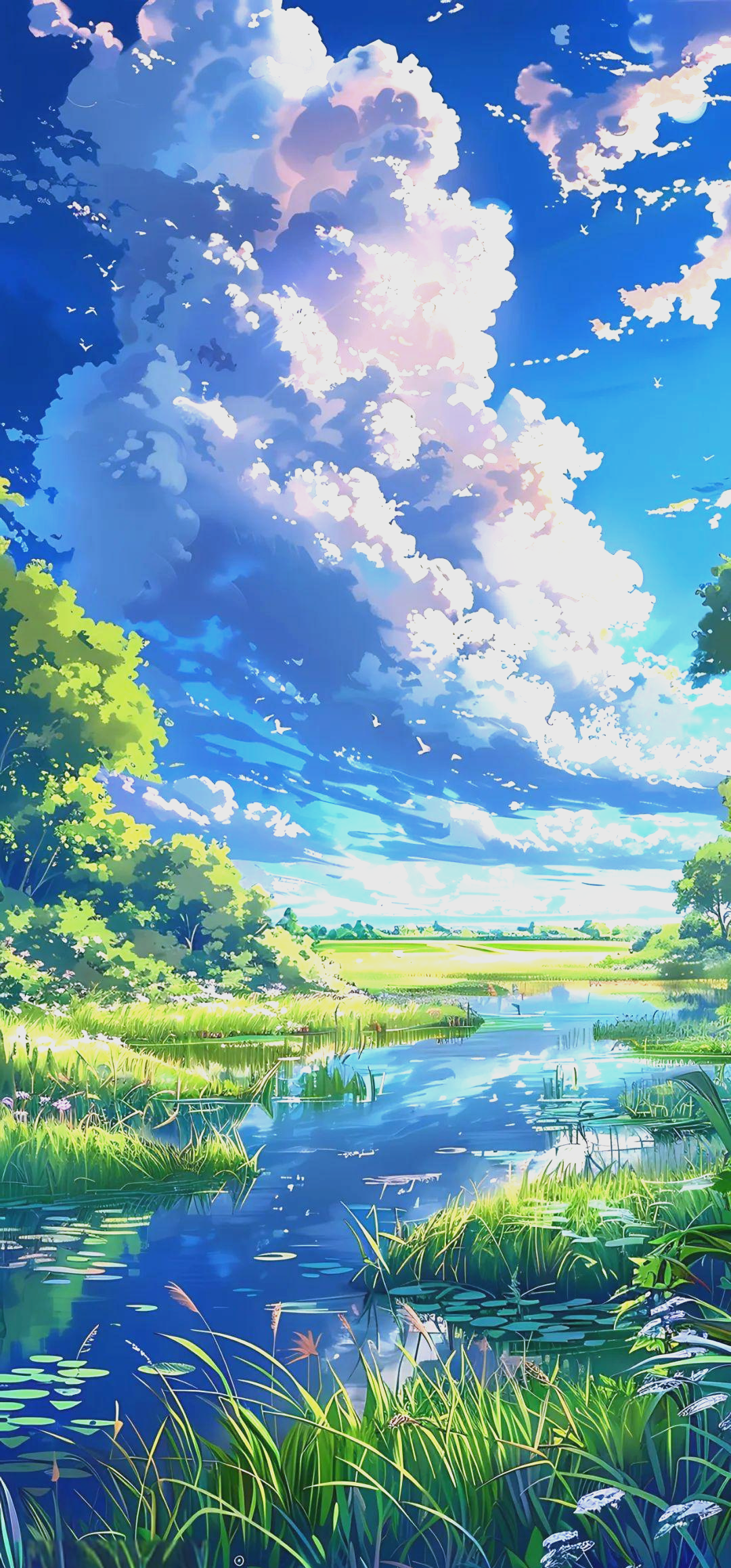 宫崎骏动漫中的夏日傍晚美景与温馨情感