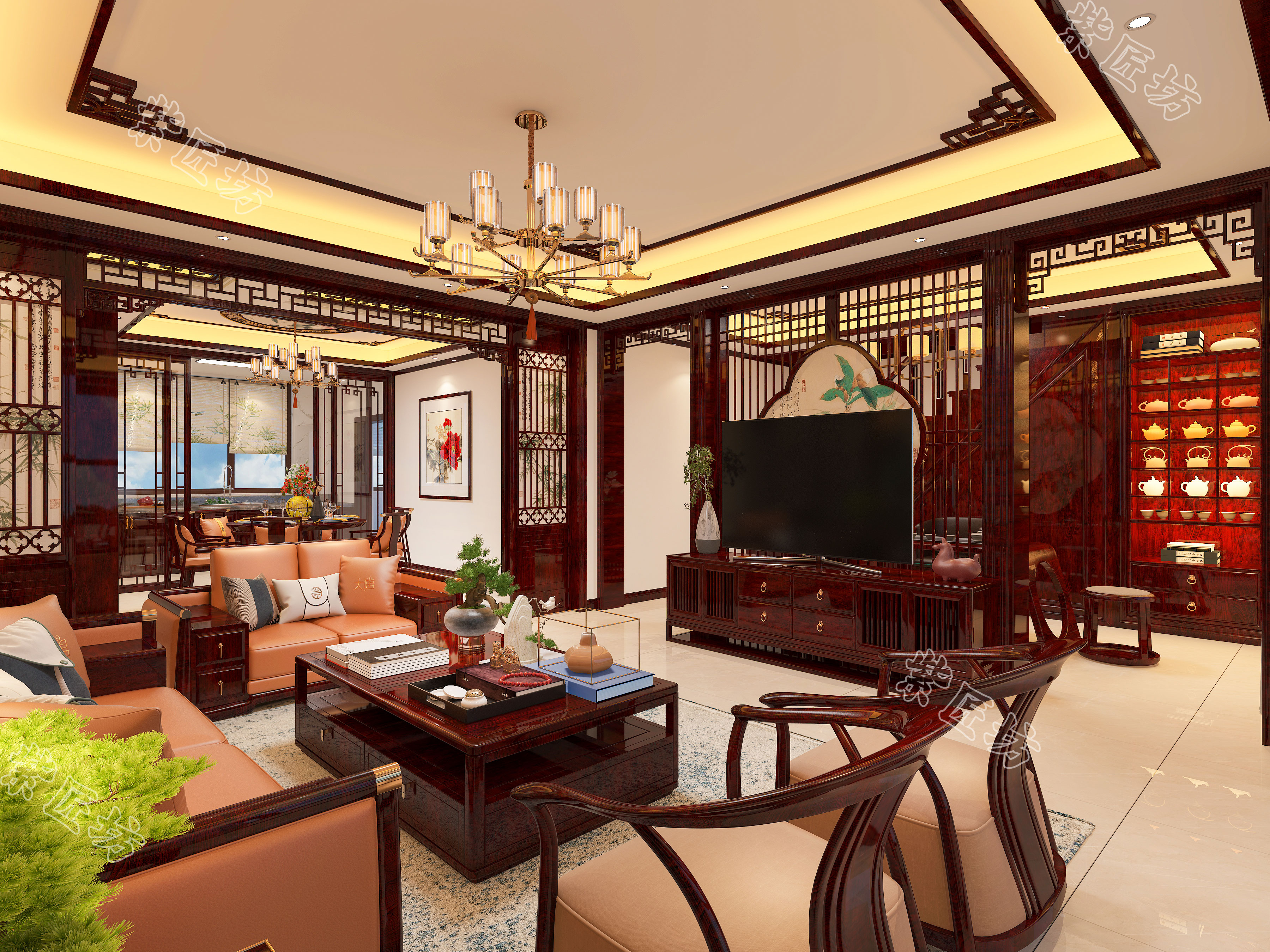 石家庄自建房装修丨中式雅宅比住豪宅还舒服