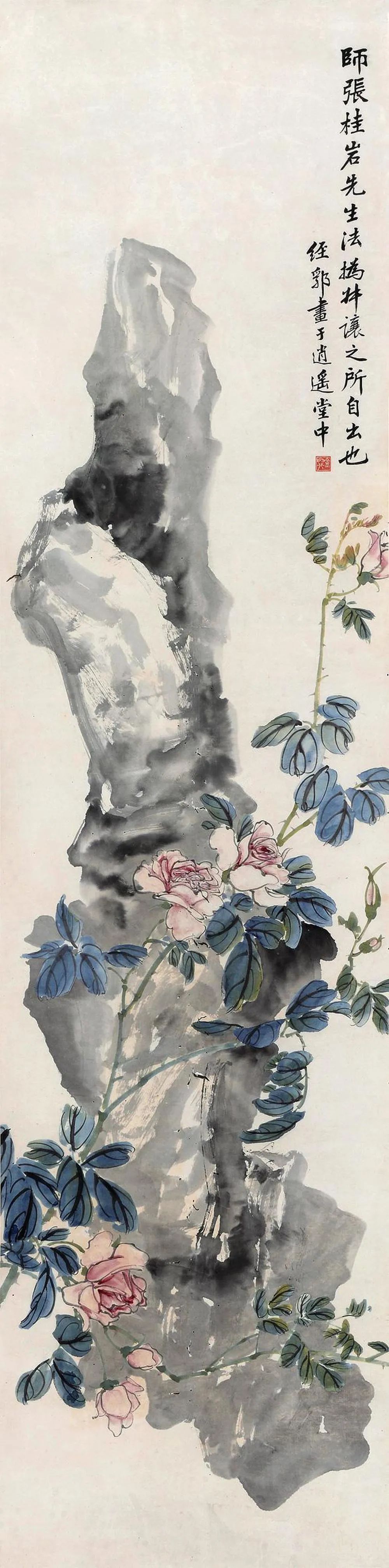 画家金城笔下的花鸟画