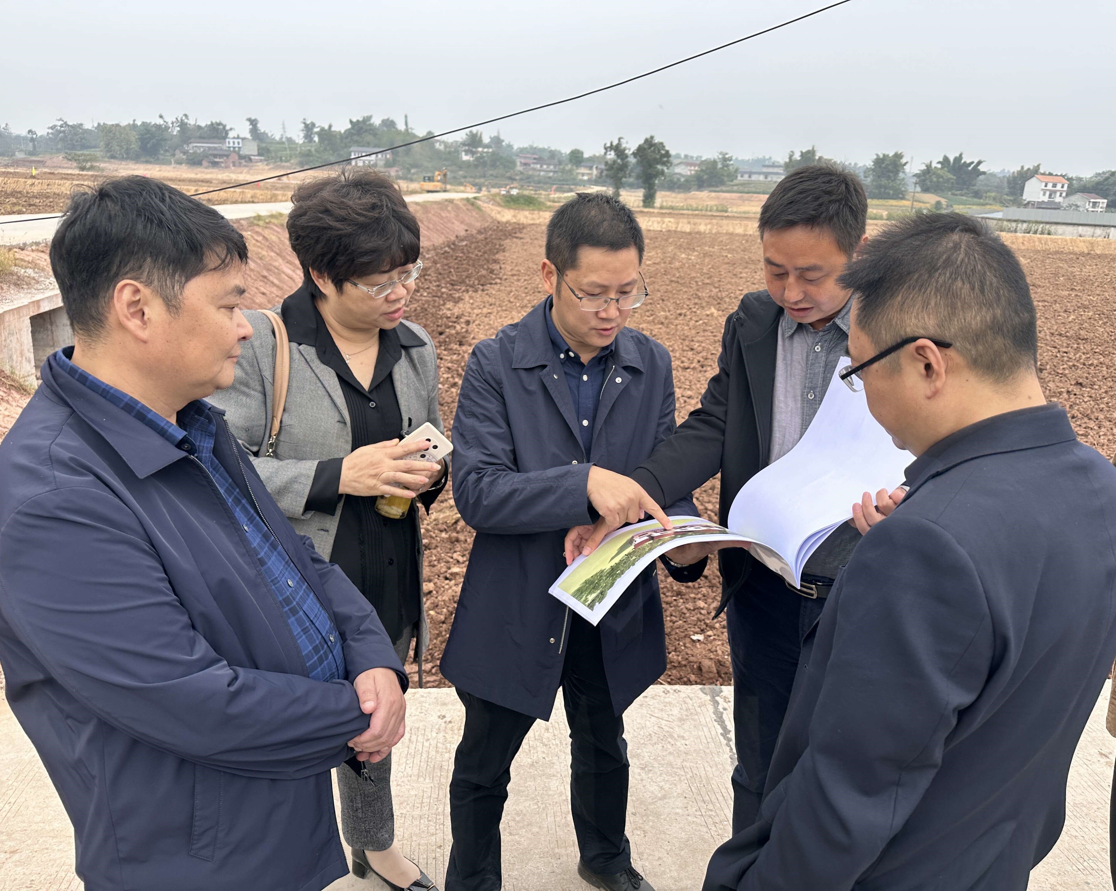 大安区委副书记,区长唐小华调研乡村振兴工作