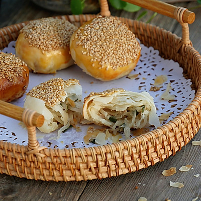 三分钟做好萝卜丝酥饼,做饭太简单!
