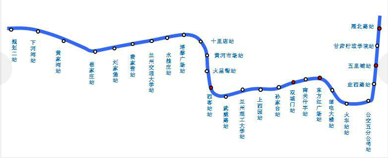 關於蘭州地鐵二號線二期