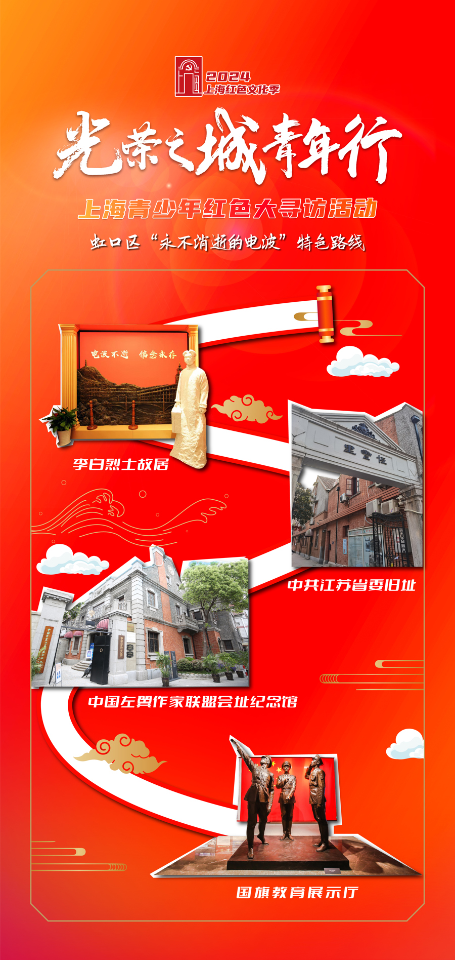 上海青少年红色大寻访活动启动,邀你一起打卡"永不消逝的电波"路线