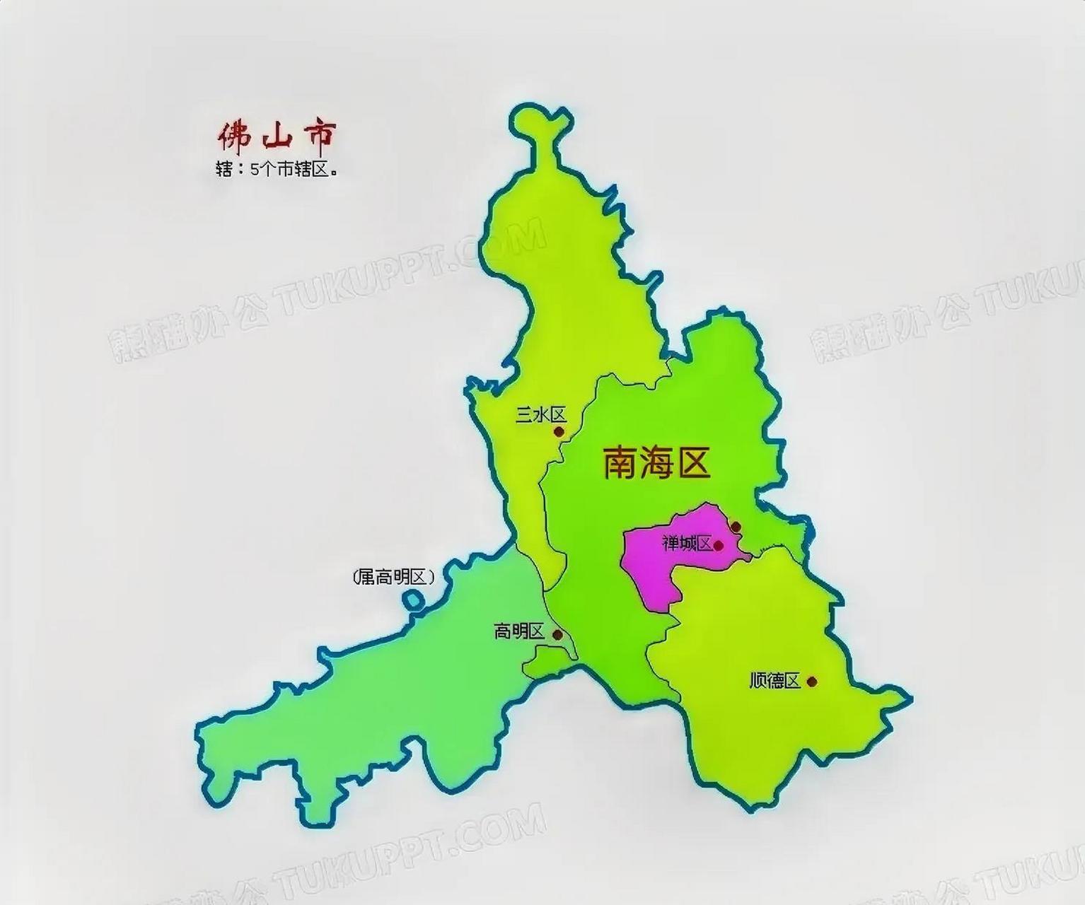 佛山市地图全图可放大图片