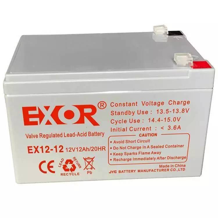 exor埃索蓄电池np250-12 12v250ah环保储能型山东现货