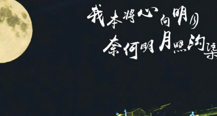 我本将心照明月奈何明月照沟渠是什么诗句