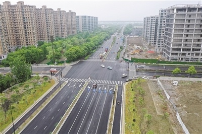 同协路,杭玻街,新汇路等,这些地铁重建道路相继完工