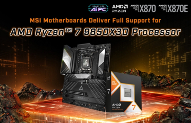 最佳游戏处理器更新：微星主板全面支持AMD锐龙7 9850X3D！