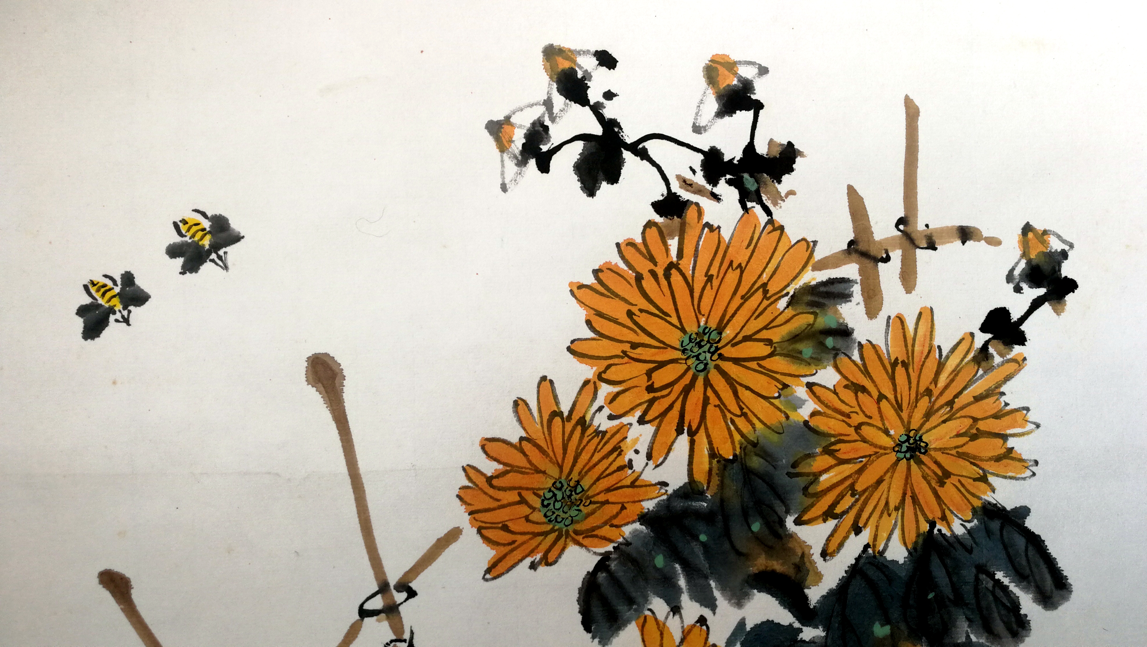 河北省美术家协会常务理事刘庭芳国画《秋色》