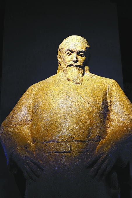 内蒙古乌兰察布博物馆馆藏的拓跋珪雕像拓跋珪崛起于乱世中,16岁复国