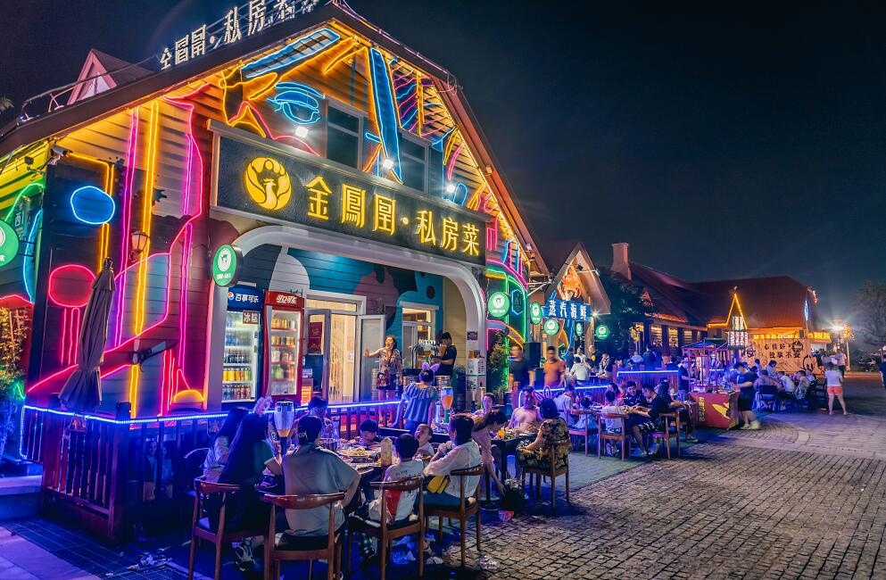 邯郸酒吧一条街图片