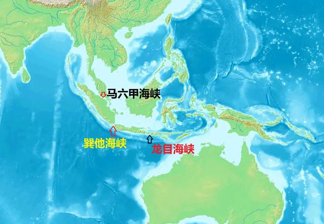 其实还能走龙目海峡和巽他海峡