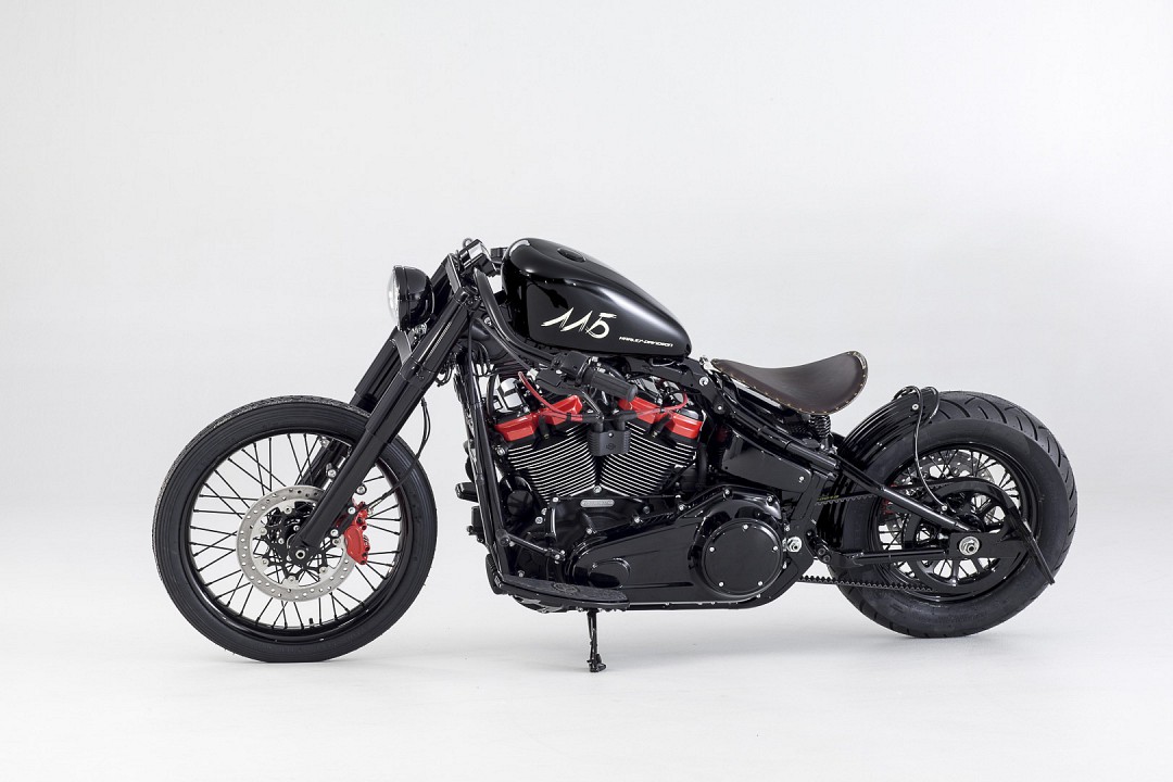 暴躁野牛 哈雷戴维森128hp big bobber