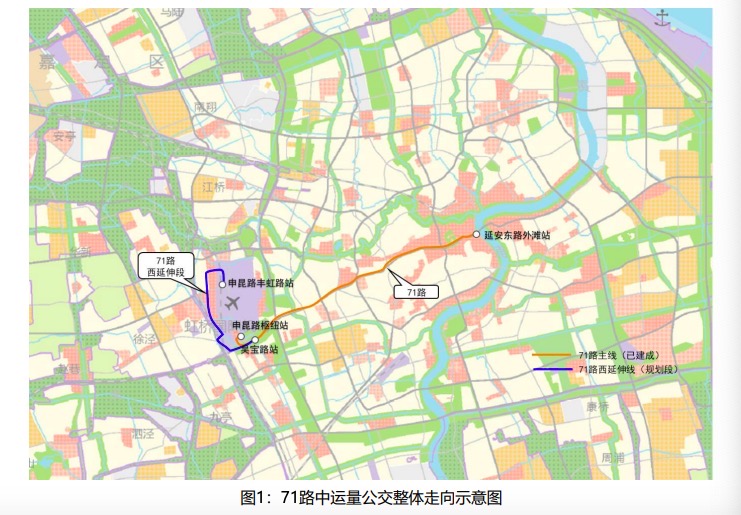 上海71路线路图图片