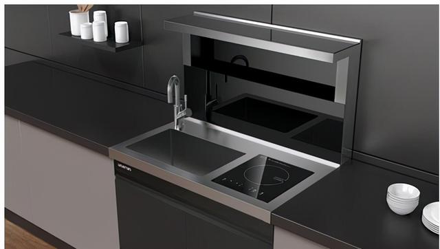 阿诗丹顿推出新品集成灶槽,构建理想新厨房