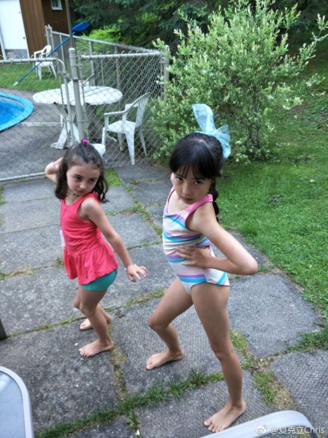 舍不得你长大,夏克立女儿近照变化大,逗比女汉子变成文静小淑女