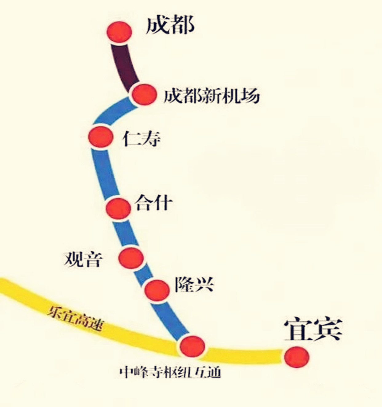 四川沿江高速公路线路图片