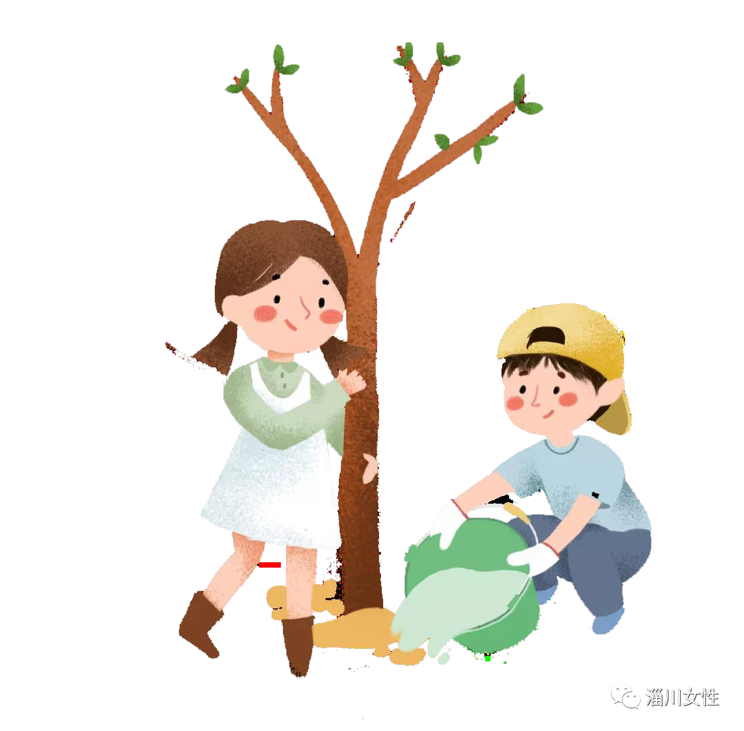 "同植幸福树 共建绿美家"倡议书