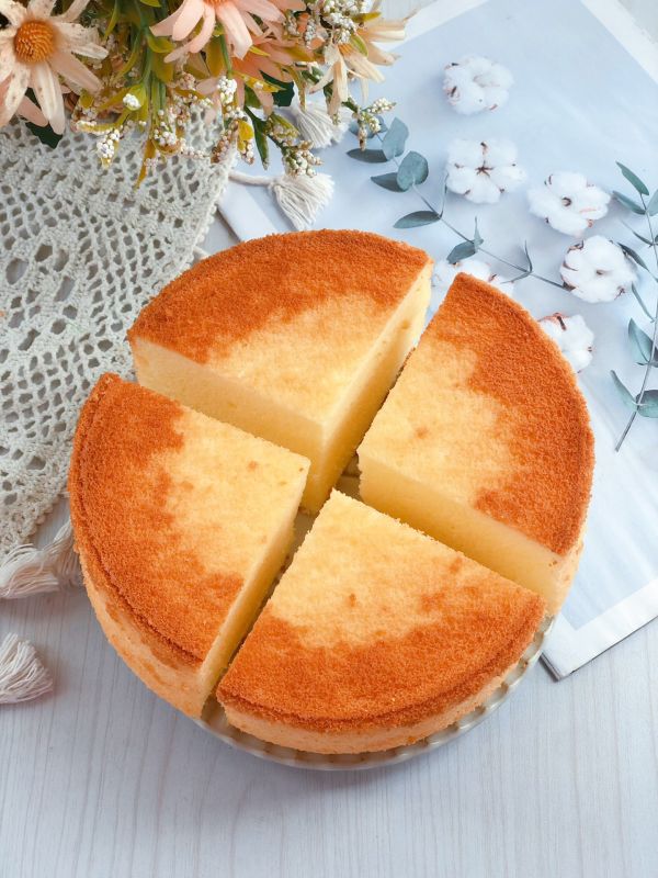 一次烤成功,6寸戚风蛋糕