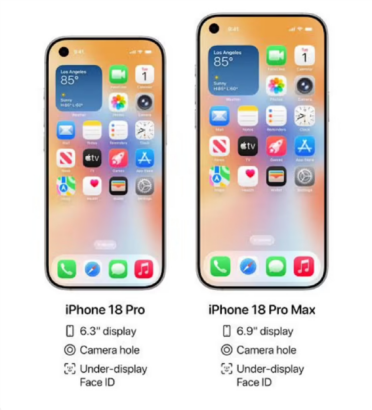 果粉情何以堪！苹果将对iPhone 18外形大调整：弃药丸状挖孔 改用左上角单打孔