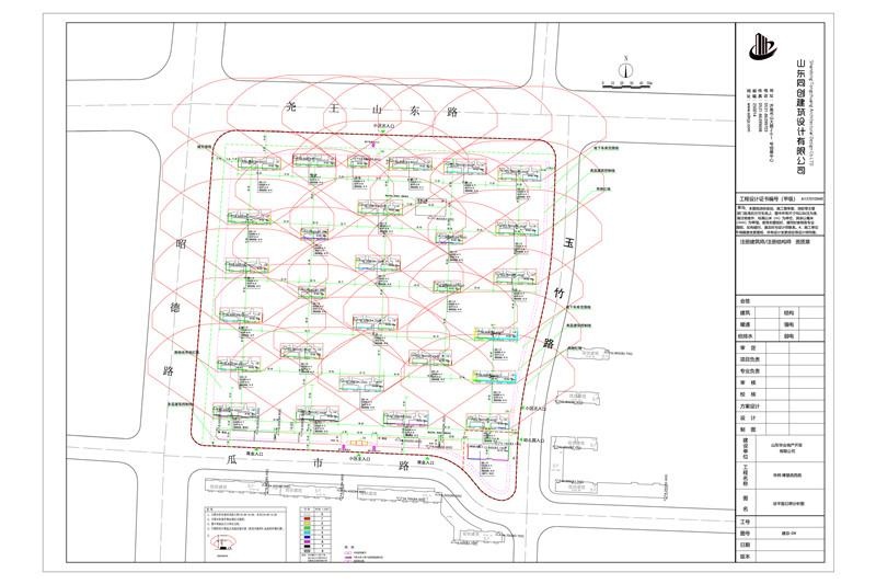 博慧苑西苑1-6 住宅楼,1,2 商业,幼儿园及地下车库项目建设工程规划