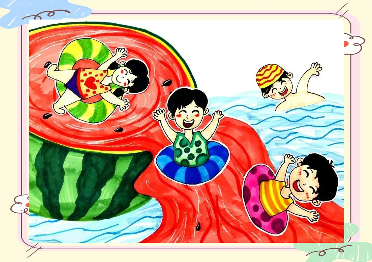 夏日主题系列之西瓜游乐园:探索西瓜与多样人物表现